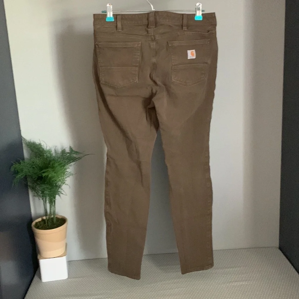 Carhartt Women's Rugged Flex Slim Fit Work Pant Tarmac Size 8 - Picture 6 of 8